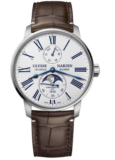Ulysse Nardin Marine Torpilleur Moonphase White Limited Edition – 42mm Replica Watch Price 1193-310LE-0A-175/1B